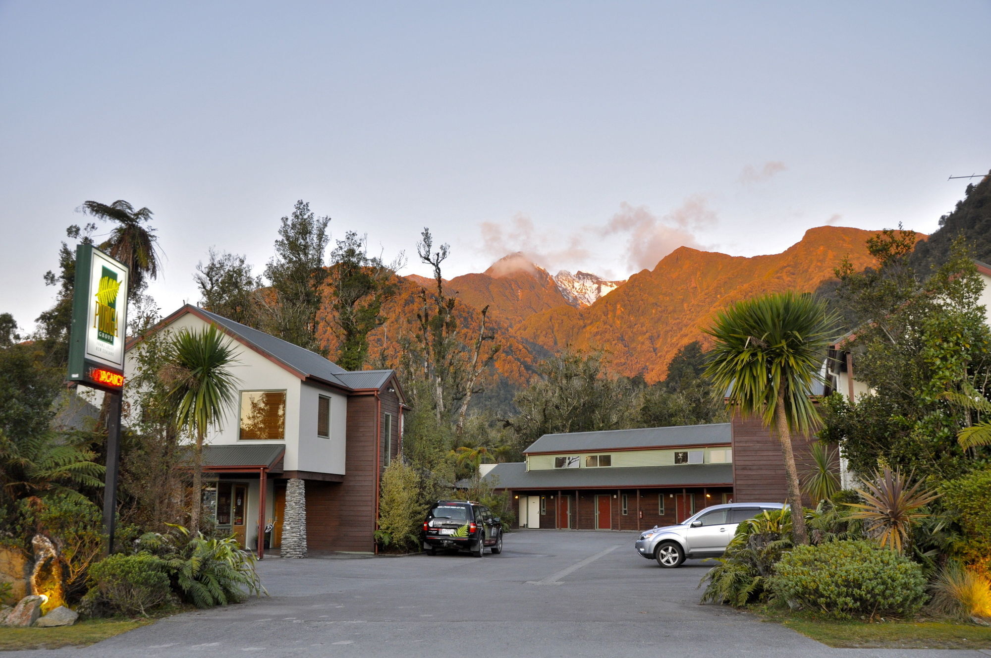 Punga Grove Motell Franz Josef Exteriör bild
